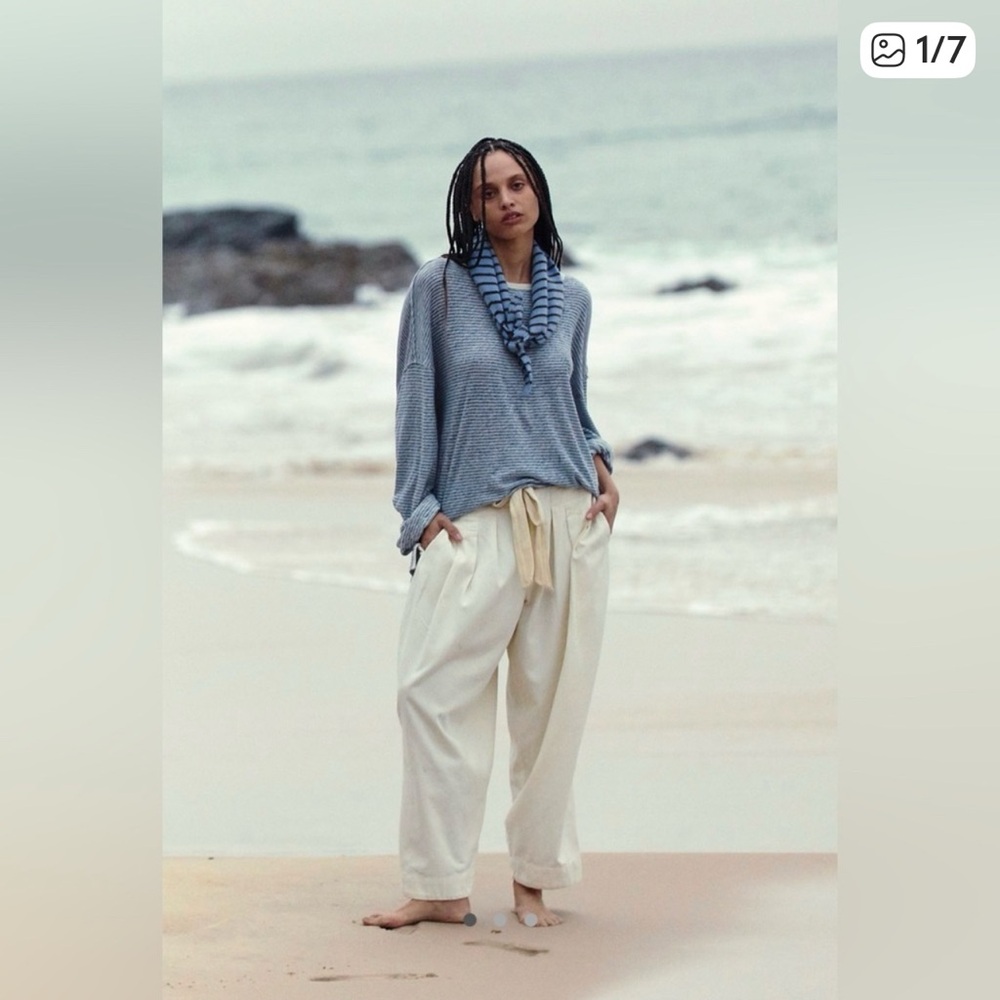 Free People Something About It Pants in Ivory